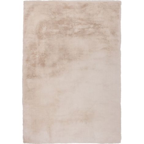 Tapis Tufté à la Main à Poils Longs "Rabbit" Crème 120 x 170 cm (1/4)