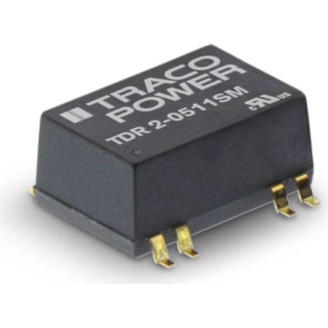 TracoPower TDR 2-1213SM Convertitore DC/DC SMD 12 V/DC 15 V/DC 134 mA 2 W Num. uscite: 1 x Contenuto 1 pz. (1/2)