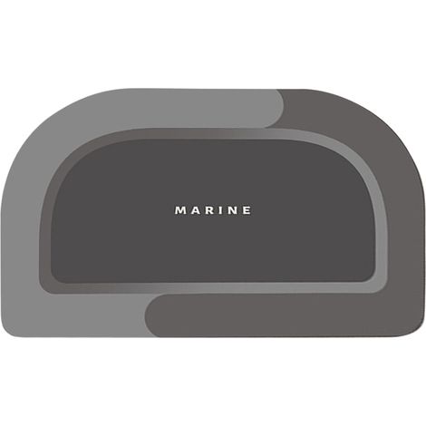 Tapis De Sol - Absorbant Rapide - Antidérapant En Velours Technique Et Caoutchouc - Pour Salle De Bain Entrée Cuisine - 40 X 60 Cm (1/5)