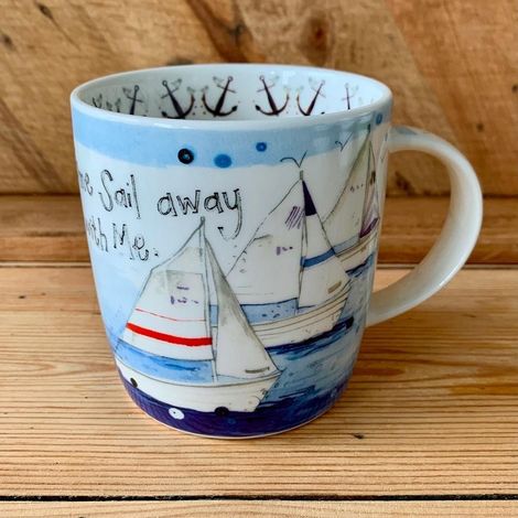 Tazza M76 con barche a vela