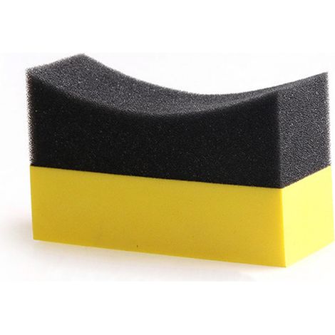 Tampon applicateur de pansement de pneu, éponge de polissage brillante, outil de mousse de détail de voiture. (1/5)