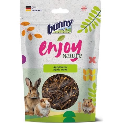Bunny Nature Nagersnack enjoy Nature Apfelhölzer 100 g