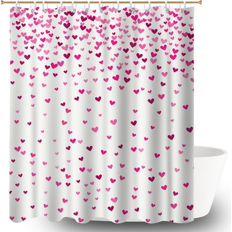 Rideau de bain en polyester 180x180 design bâche de douche pour un éveil en douceur le matin (1/5)