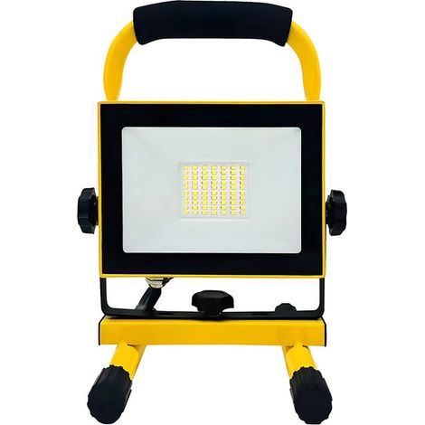 Proiettore portatile a LED Coyote Series 50W 4000lm 6500K 25x18,5cm Nero/Giallo IP65