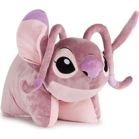 Filiyano-Coussin peluche 2 en 1 - DISNEY - Ange - Ultra doux - Fermeture velcro - 43 x 28 cm (1/5)