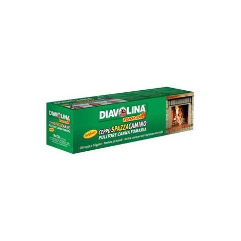 DIAVOLINA CEPPO SPAZZACAMINO- - kg.1,10 - 6 pezzi DIAVOLINA