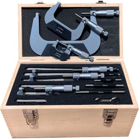 Außenmikrometer Satz DIN 863 0-150 mm