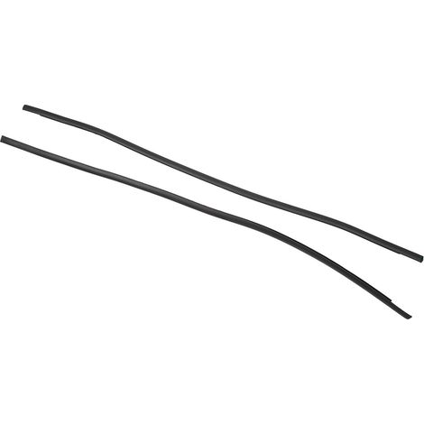 Garnitures de toit auto, moulures aérodynamiques, kit de 2 pièces, finition noir, référence 74316 TR0 A01, compatible Civic berline 4 portes 2012-2015, aspect profilé amélioré. (1/5)