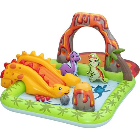 TrAdE Shop Traesio - Centro Parco Giochi Acquatico A Forma Di Vulcano Gonfiabile Piscina 262x188x102cm 53172 - (1/5)