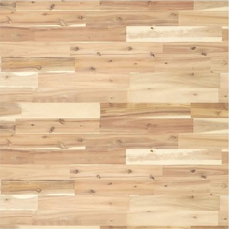 Dessus de table Dessus de bureau Plateau de table carré 80x80x2 cm bois massif d'acacia (1/5)