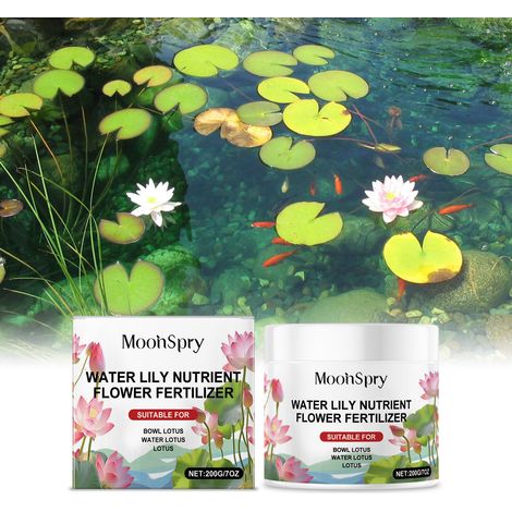 Bowl lotus pollen, special nutrient solution for water lilies to help them bloom, hydroponic lotus fertilizer -- 200g -- BIEMMEDUE (1/5)