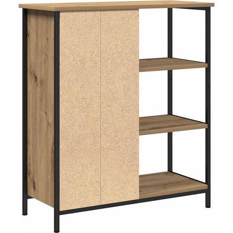Maison La Vie - Buffet Salon Moderne - Meuble de rangement - Chêne artisanal 70 x 30 x 80 cm bu3343