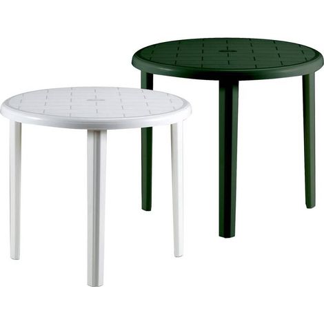 TAVOLO IN POLIPROPILENE 'TONDO' verde