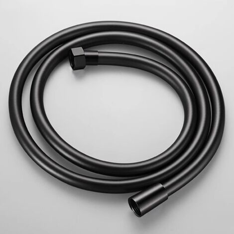 1.5m Black PVC Flexible Shower Hose for Bathroom Handheld Shower Head (1/5)