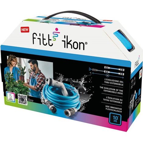 Tuyau extensible Ikon 10m bleu - FITT