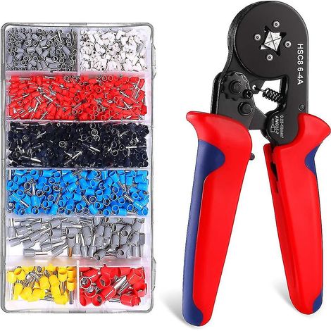 Pince à sertir 4 pans, 1200 gaines de fil, outil de sertissage pour manchons 0,25-10 mm-AquaForge (1/5)