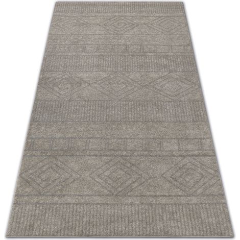 Teppich SOFT 8040 AZTEC BOHO sahne / hellbeige beige 120x170 cm