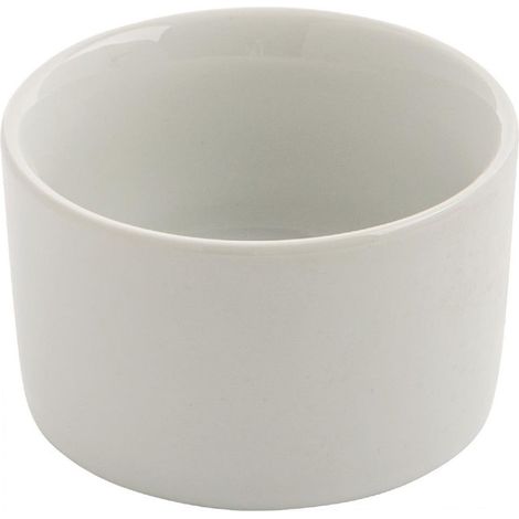 Ramequins Contemporains Blancs 80mm (Lot de 12) - Ref U177 - Olympia (1/5)