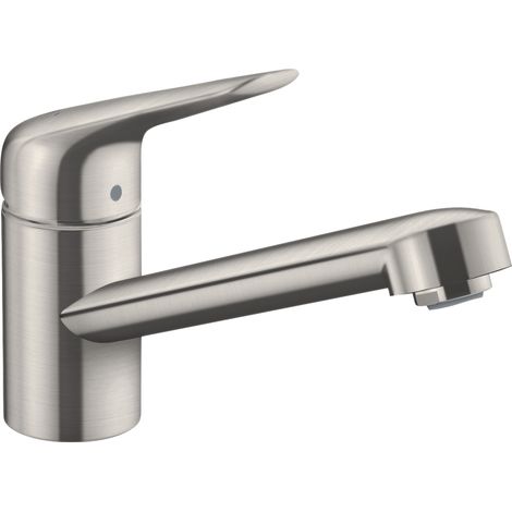 hansgrohe Küchenarmatur 100 Focus M42 Edelstahl Finish (1/5)
