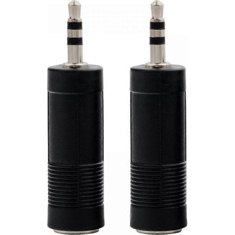 Adaptateur auxiliaire pour casque audio  prise jack 3,5 mm vers 6,5 mm (1/4)