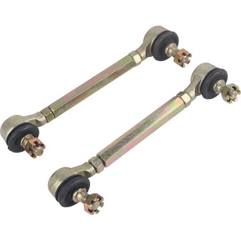 Paire de boulons de 10mm/0,39 pouces, embout de biellette de direction, joint à rotule adapté pour Quad Dirt Bike 150cc 250cc ATV TA (1/5)