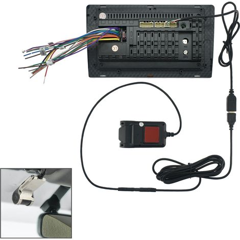 Mini caméra DVR pour voiture 170 degrés réglable HD 1080P enregistreur de course accessoires (1/5)