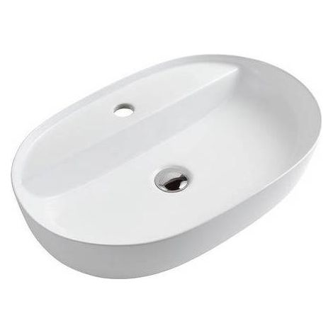 In ceramica bianca. Senza troppo pieno e con foro rubinetto. Fornito senza piletta e senza rubinetteria.(DianFlex) Misura: cm 81x41x14
