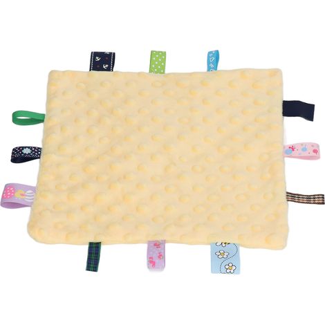 Lot douce et sécurisante pour bébé en coton, texture à picots stimule la curiosité, réduit l'anxiété, couverture confortable pour nourrisson (1/5)