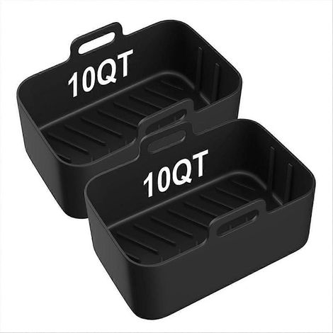 Set mit 2 wiederverwendbaren Silikoneinsätzen für die Ninja 10QT Heißluftfritteuse (1/5)