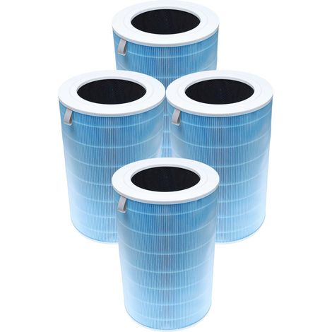 vhbw 4x Air Filter compatible with Xiaomi Mi Air Purifier Pro H Air Purifier - Combi Filter EPA (E12) + Activated Carbon (1/5)