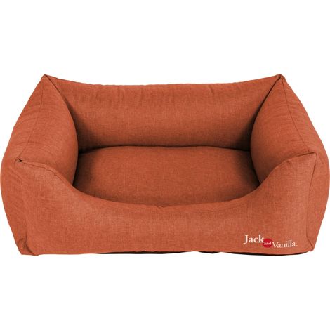 Sofa pour Chien Waterproof - Panier Imperméable, Durable et Tout Confort pour Petits à Grands Chiens - Facile à Laver - Couleur Orange XL, 120 x 82 x 27 cm (1/5)