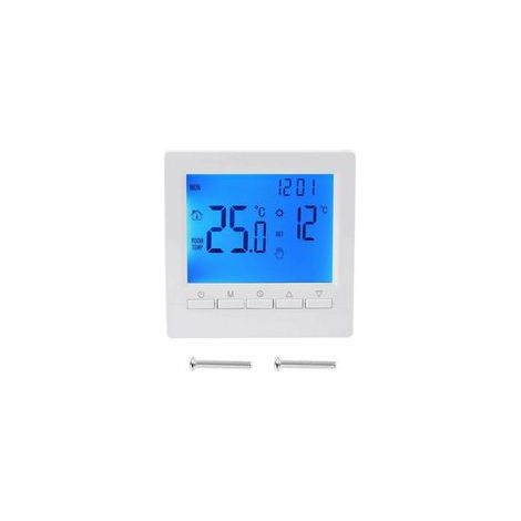 Thermostat numérique programmable pour la maison, contrôleur de température intelligent, thermostat de chaudière à gaz, thermostat de chauffage mural LCD