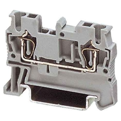 Conector de riel de 2 hilos 0,08-4 mm2 gris ST 2.5 3031212