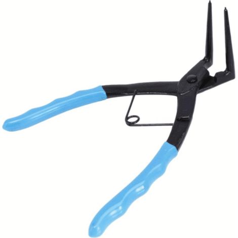 PINZA PINZE FERMI ANELLI INTERNI ELASTICI SEGER SEEGER BECCHI CURVI 90° 304sa