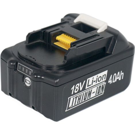 Batterie lithium-ion de rechange 18 V 4,0 Ah compatible avec les outils électriques sans fil Makita LXT, batterie rechargeable avec indicateur de charge (1/5)