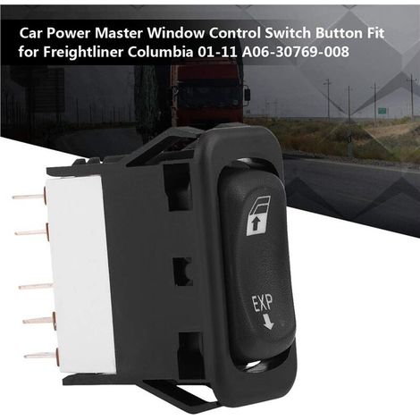 Adecuado para dos interruptores de control del regulador de elevalunas eléctricos A06-30769-008, aplicable a los modelos Freightliner 01-11.
