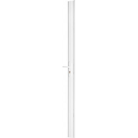 Thirard – Serrure de sûreté à cylindre européen 3 points latéraux – Axe 50 mm – Finition blanche pour sécurité renforcée – Installation facile