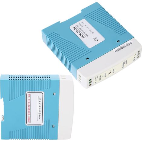 BERM DIN-Schienen-Schaltnetzteil, Ausgang 20 W/24 V/1 A, ultradünnes MDR-20-24, Eingang 100–240 V AC (1/5)