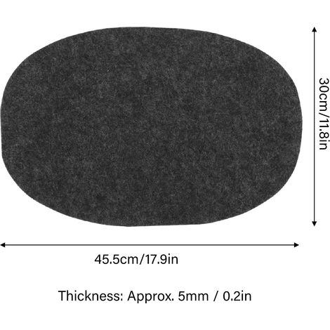 Ortviai Tapis isolant thermique pour appareils électroménagers – 2 pièces, découpable et lavable, 30 x 45,5 cm (1/4)