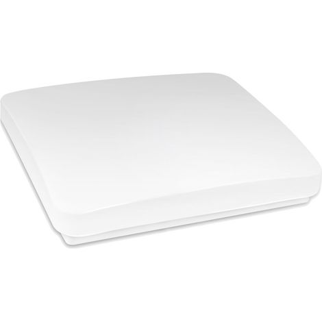 Applique LED extra-plate carrée en métal 32w froide