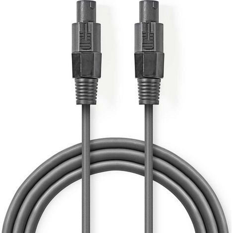 Cable de altavoz 48 x 020 mm cobre 500 metros redondo pvc gris oscuro funda de carton
