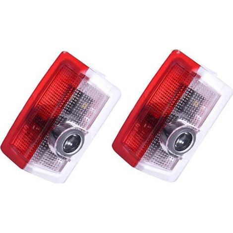 2 proyectores LED para coche Liuer Ghost Shadow Logo Lamp 3D Car Entrance Light Welcome Laser Projector (1/4)
