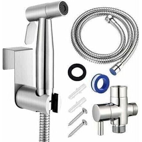 Tigrezy Hand-Bidet-Sprayer, WC-Dusche, komplettes Set, WC-Duschkopf mit Schlauch