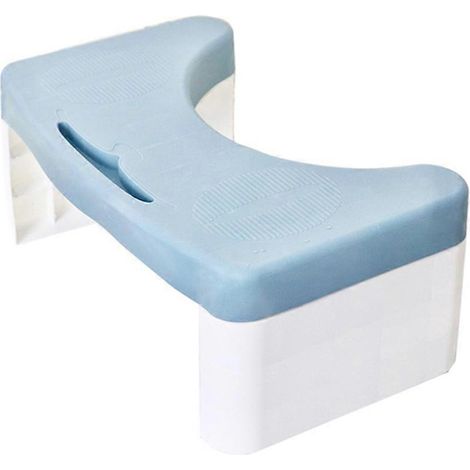 Tabouret de toilette pour adultes avec fente pour téléphone portable --- (1/5)