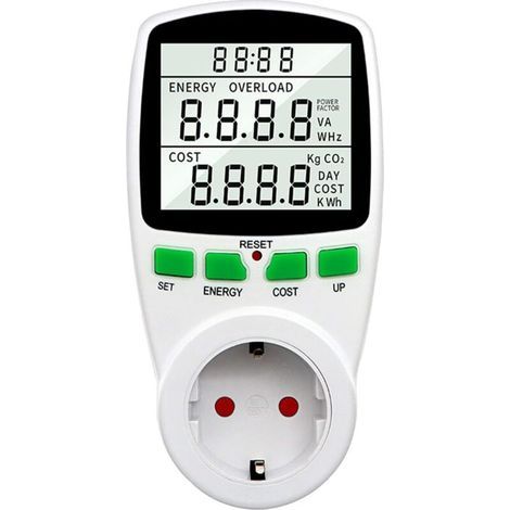 Compteur électrique pour centrale de balcon . compteur de puissance . mini installation PV mini système solaire 3680 W . compteur d'énergie pour prise électrique (3680 W) (1/5)