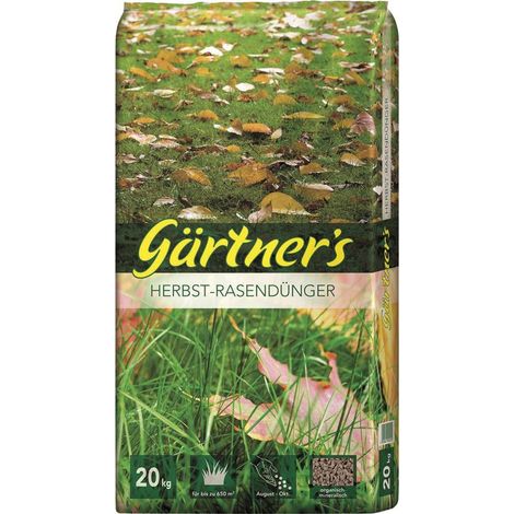 Herbst-Rasendünger 20kg Gärtners (1/2)