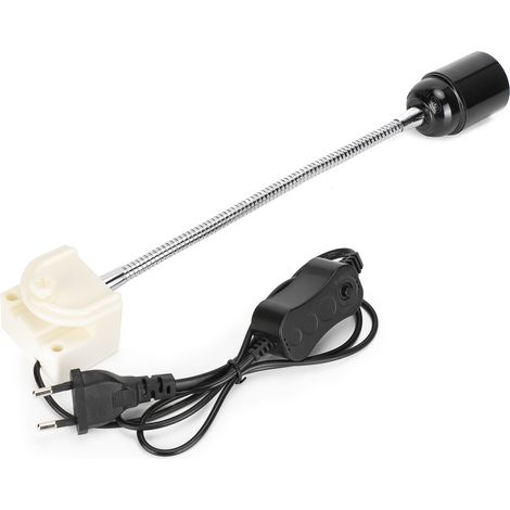 Lampe chauffante UVB à spectre complet pour tortue de compagnie, avec support E27 (1/5)