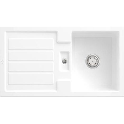 VB EB-SP Flavia 50 900x510mm Ablgarn. IB réversible en céramique blanc Alpin cplus