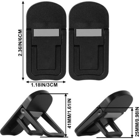 2Pcs Support Clavier Portable pour Bureau,Réglable Support Clavier d’Ordinateur avec 2 Réglages Angle & Pieds Pliables Autoadhésifs (1/5)