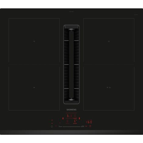 piano cottura a induzione sottovuoto 59 cm 4 fuochi 7400 W nero - ED631HQ26E - Siemens